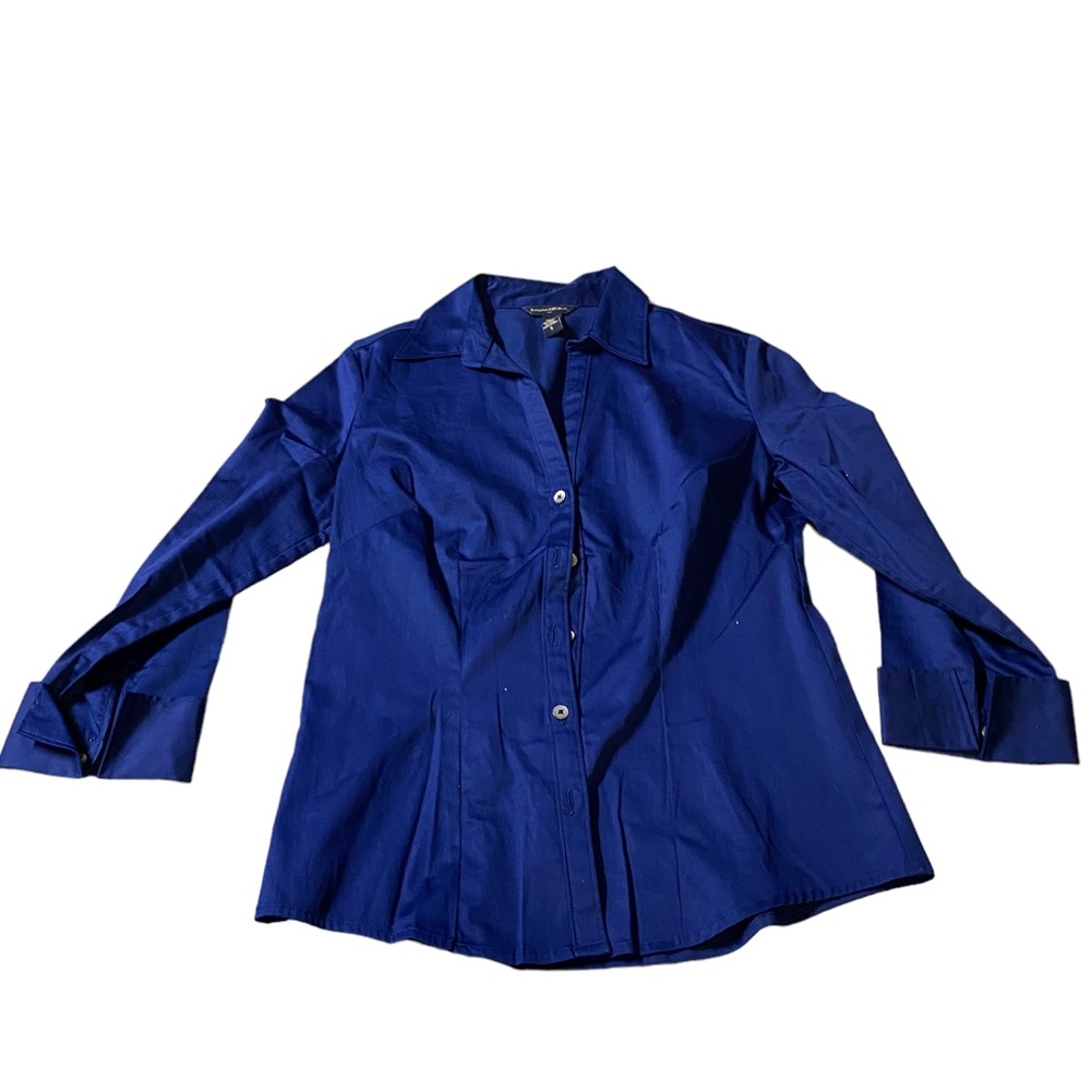 Banana Republic Blue Button Up Blouse